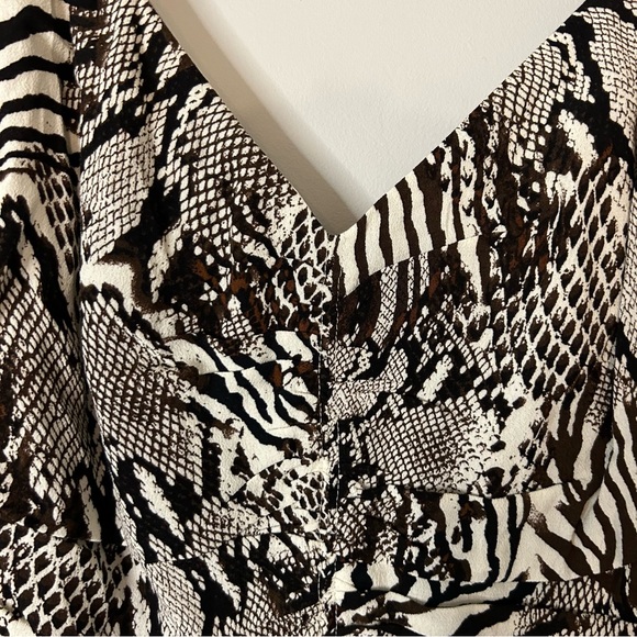 Aritzia Wilfred Veda Animal Print Mini Dress - Picture 5 of 9